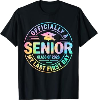 Senior Class Of 2026 Back To School Last First Day Of School T-Shirt