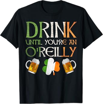 O'Reilly Family Name Gift For Proud Irish From Ireland T-Shirt