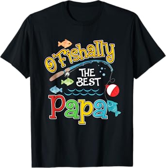 Mens Ofishally The Best Papa of the Birthday Boy T-Shirt