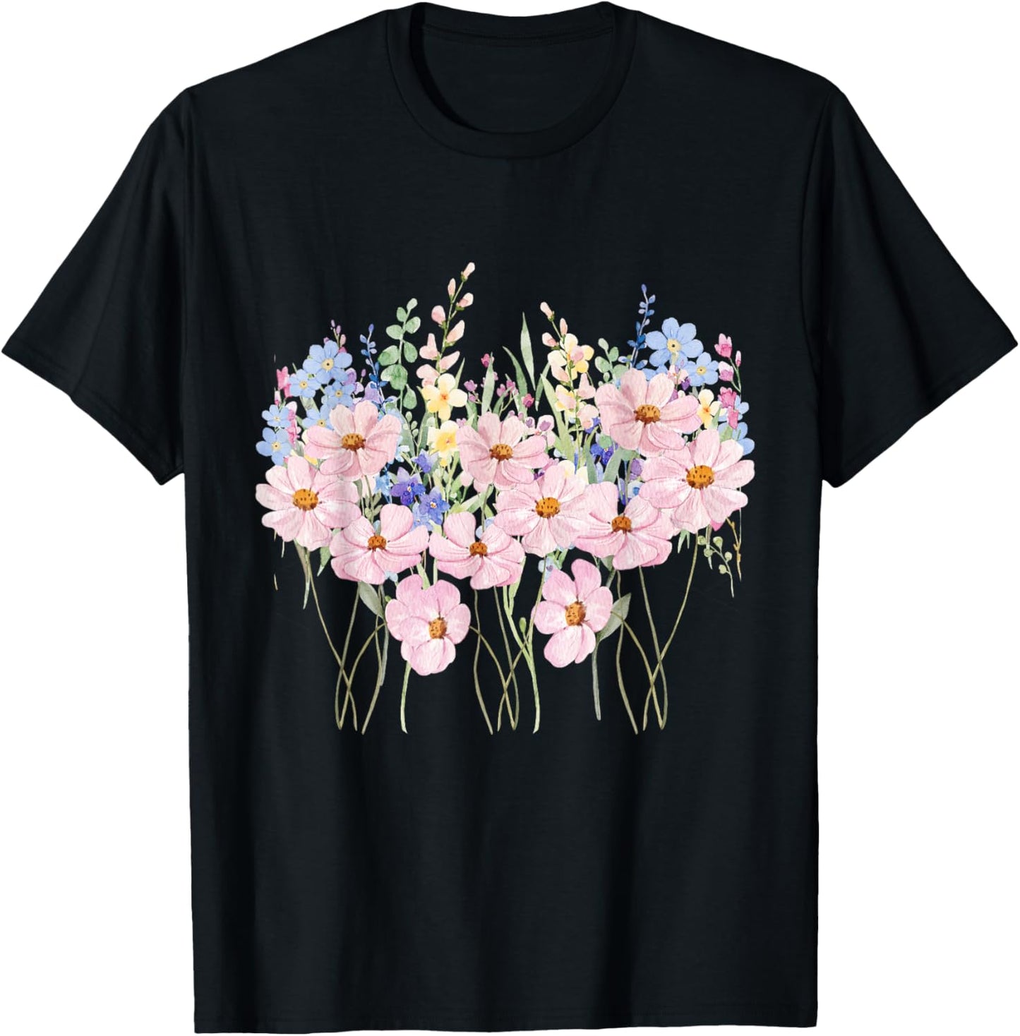 Boho Wildflowers Meadow Flower T-Shirt