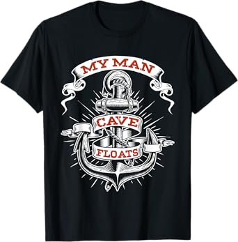 My Man Cave Floats Boat Fishing Lovers T-Shirt