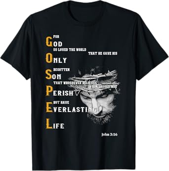 For God So Loved The World Love Jesus Christian T-Shirt