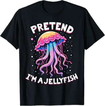 Pretend I'm A Jellyfish Ocean-Themed Costume T-Shirt