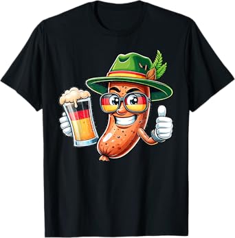 Prost Beer German American Flag T-Shirt Oktoberfest Men Mug T-Shirt