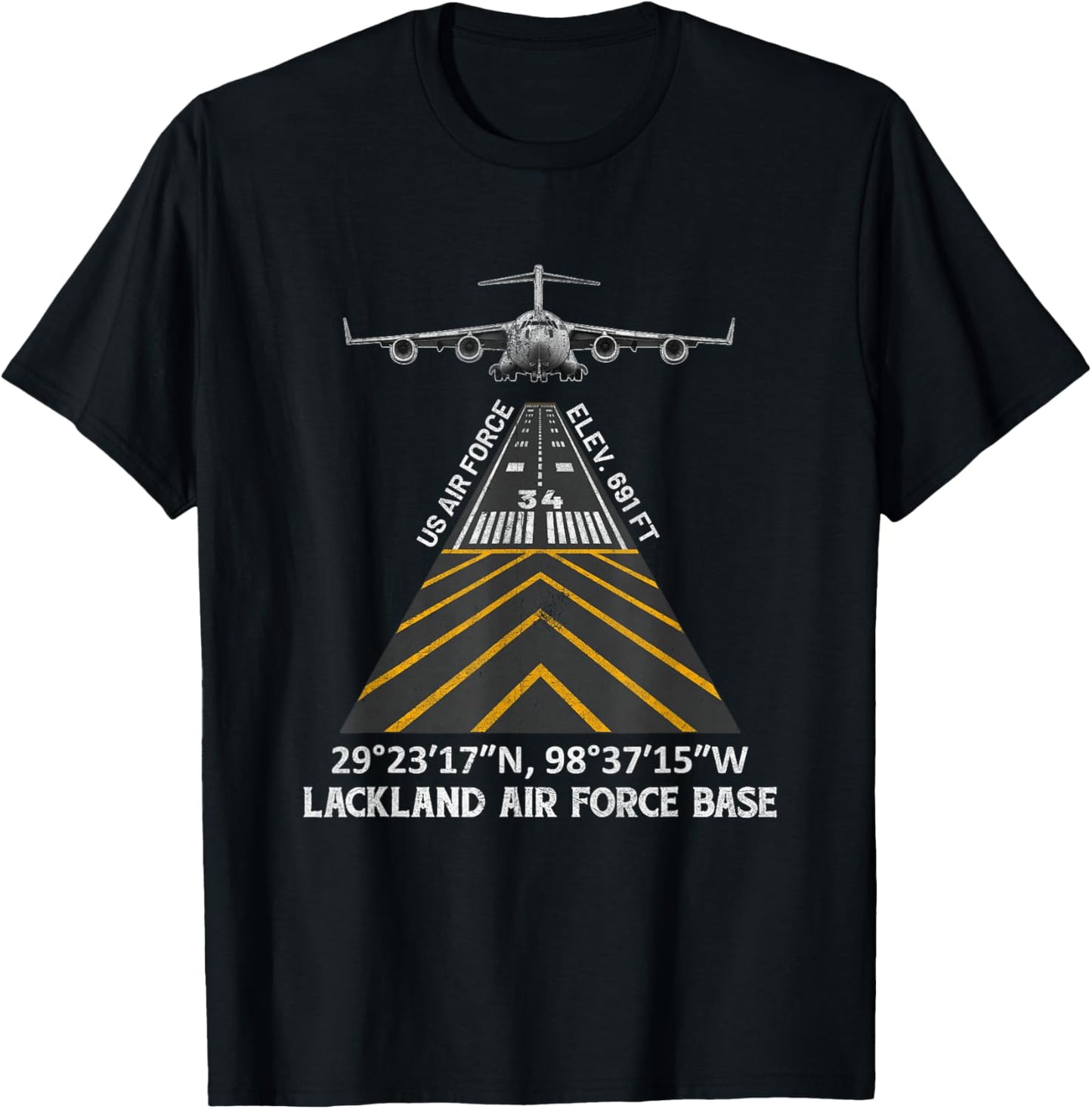 Lackland AFB Lackland Air Force Base Texas TX Veteran Gifts T-Shirt