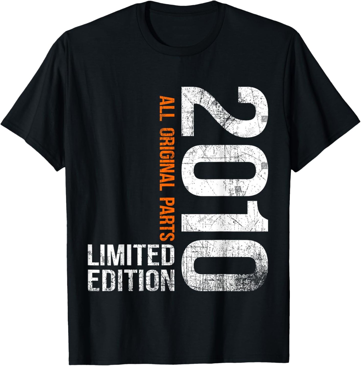 Vintage 2010 15th Birthday Gifts Boy Girl 15 Years Old T-Shirt