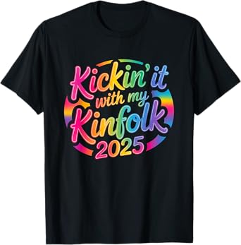 Kickin' It With My Kinfolk Funny Family Reunion T-Shirt