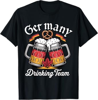 Germany Drinking Team Germany Beer Festivals Oktoberfest T-Shirt
