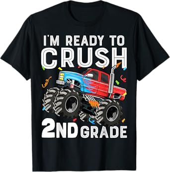 I'm Ready To Crush 2nd Grade First Day of Second Grade Boys T-Shirt