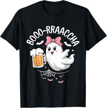 Boo-racha Funny Halloween Ghost Beer Lover Borracha T-Shirt
