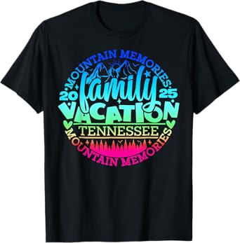 Tennessee Family Vacation Road Trip 2025 Mountain Gatlinburg T-Shirt