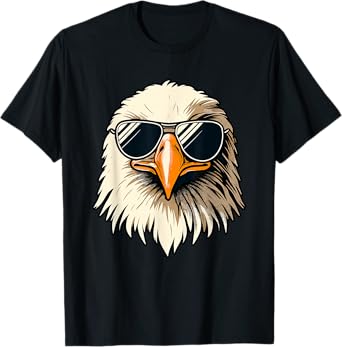 Bald Eagle 4th of July Men Women Kids Funny Eagle T-Shirt