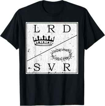 Vintage Retro Jesus Christian Lord & Savior Graphic 4 T-Shirt