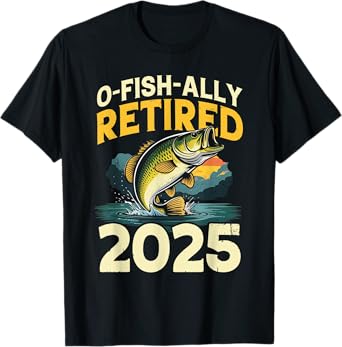Ofishally Retired Fishing O-Fish-Ally Retired Fisherman Men T-Shirt