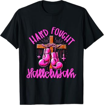 Hard Fought Hallelujah Jesus Cross T-Shirt