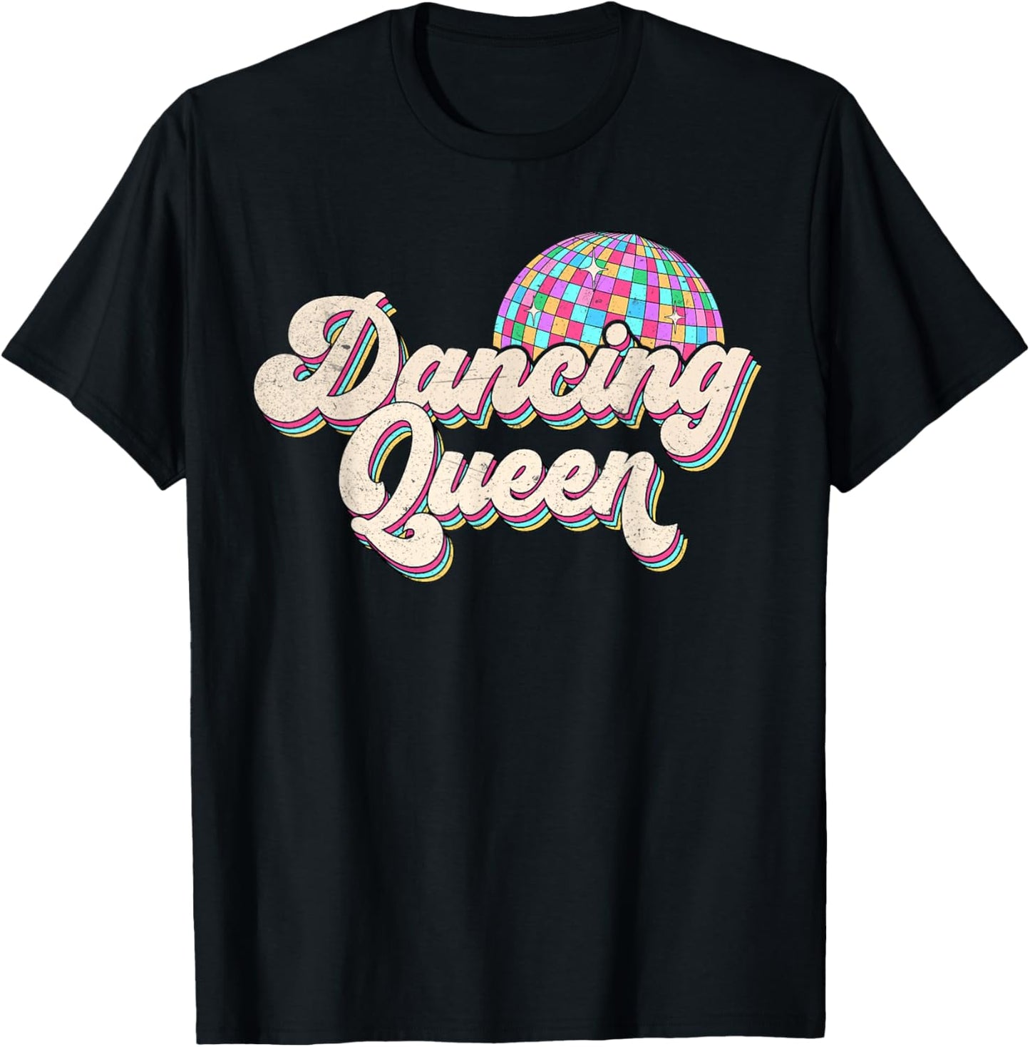 Dancing Queen Shirt Vintage Dancing 70s Kids Girl Women T-Shirt