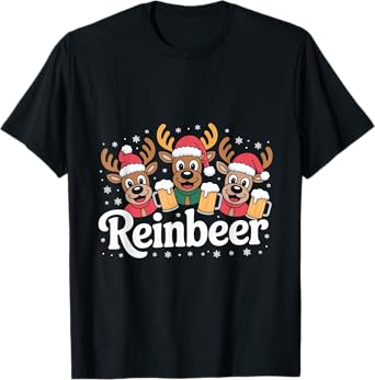 Reinbeer Christmas Cheer with Reindeer T-Shirt