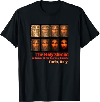 Shroud of Turin The Holy Face of Jesus Test Phases T-Shirt