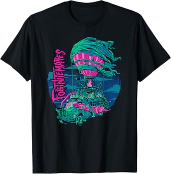 Fortnite Halloween Fortnitemares Haunted Battle Bus T-Shirt