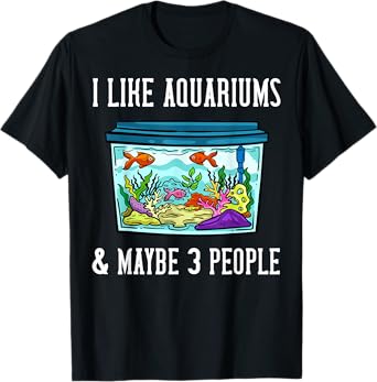 Fish Tank Aquarium Saltwater Aquascaping T-Shirt