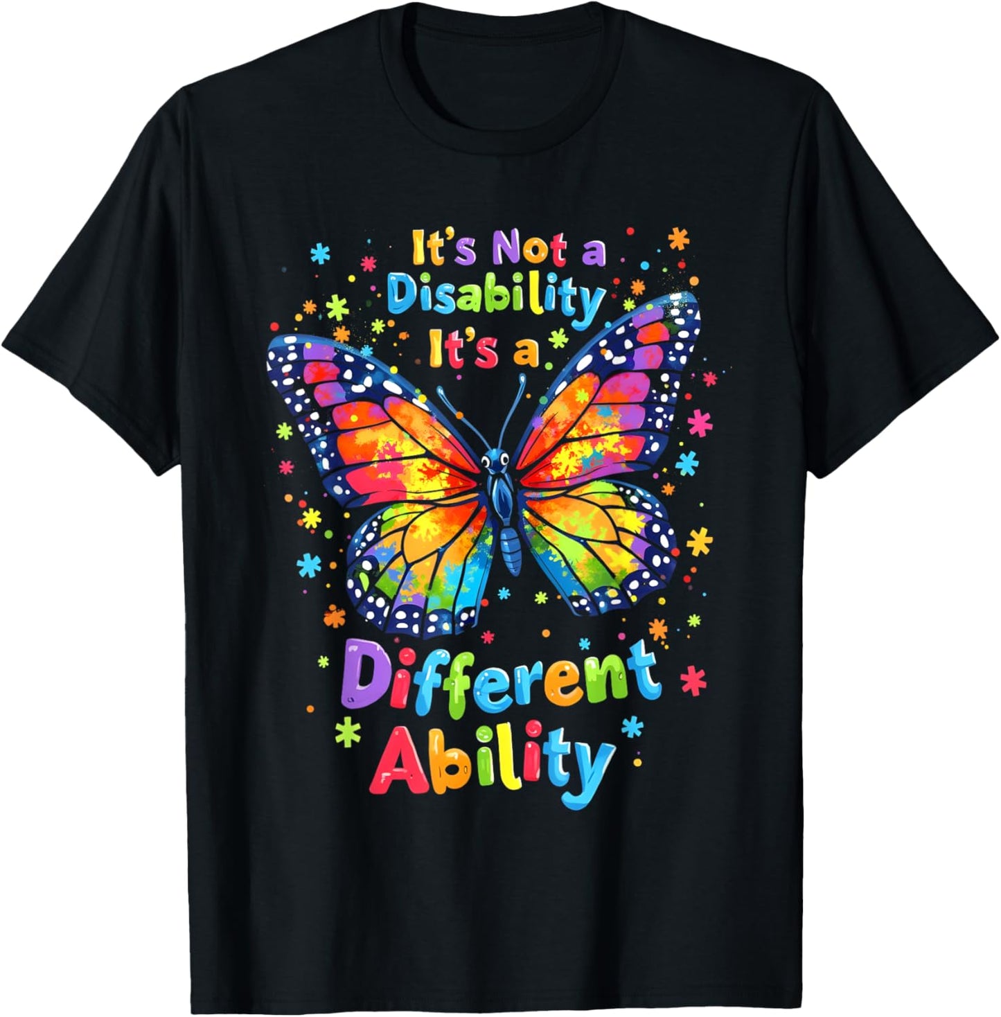 It's Not A Disability It's A Different Ability Handicapped T-Shirt