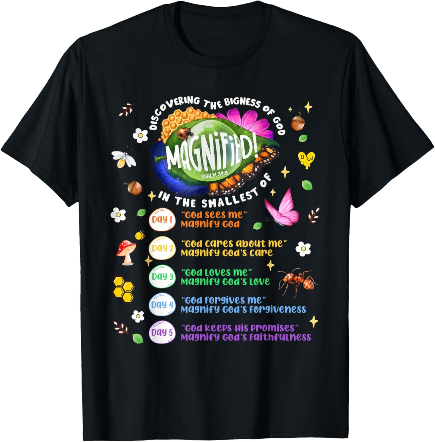 VBS 2025 Magnified Smallest Insects Adventure VBS T-Shirt