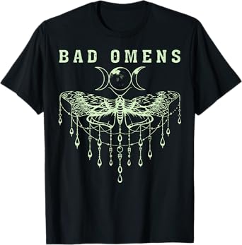 Retro Vintage Bad Omens Moth For Women Men Kids Youth T-Shirt