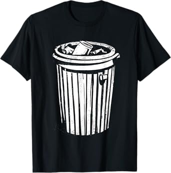 Trash Can Halloween Costume Garbage Can Trashcan Costume T-Shirt