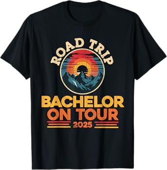 Mens BACHELOR ON TOUR ROAD TRIP 2025 T-Shirt