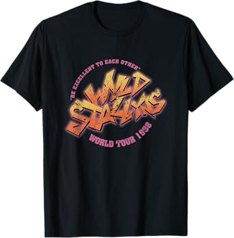 Wyld Retro Funny Tour Stallyns 80s movies T-Shirt