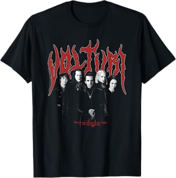 Twilight Saga Heavy Metal Volturi Group Photo Movie T-Shirt