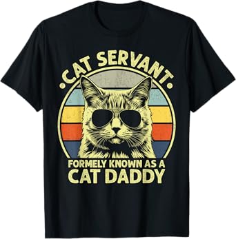 Cat Daddy Shirt For Men Funny Cat Dad Father's Day Cat Daddy T-Shirt