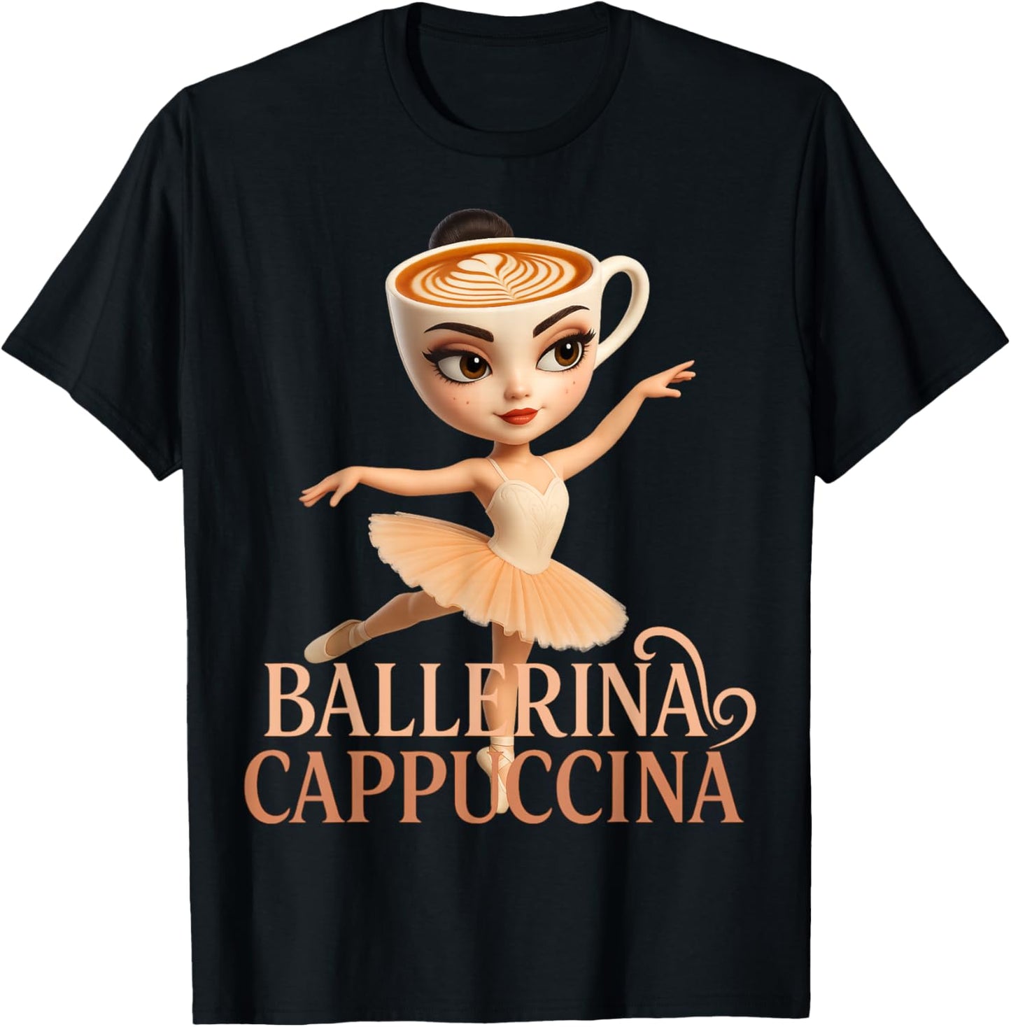 Ballerina Cappuccina Brainrot T-Shirt