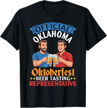 Drink Buddy Official Oklahoma Oktoberfest Beer Tasting Rep T-Shirt
