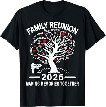 Family Reunion 2025 Shirt Family Matching Reunion Party T-Shirt