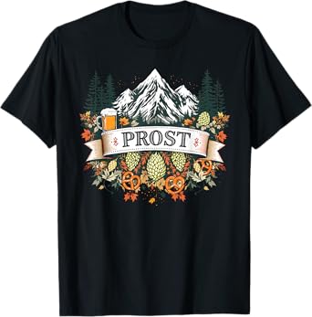 Oktoberfest German Prost Beer Drinking October Festival T-Shirt