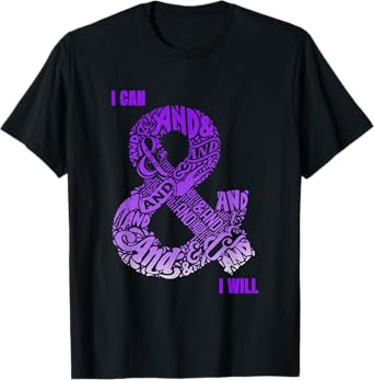 Purple Can & Will Purple Color Graphic T-Shirt