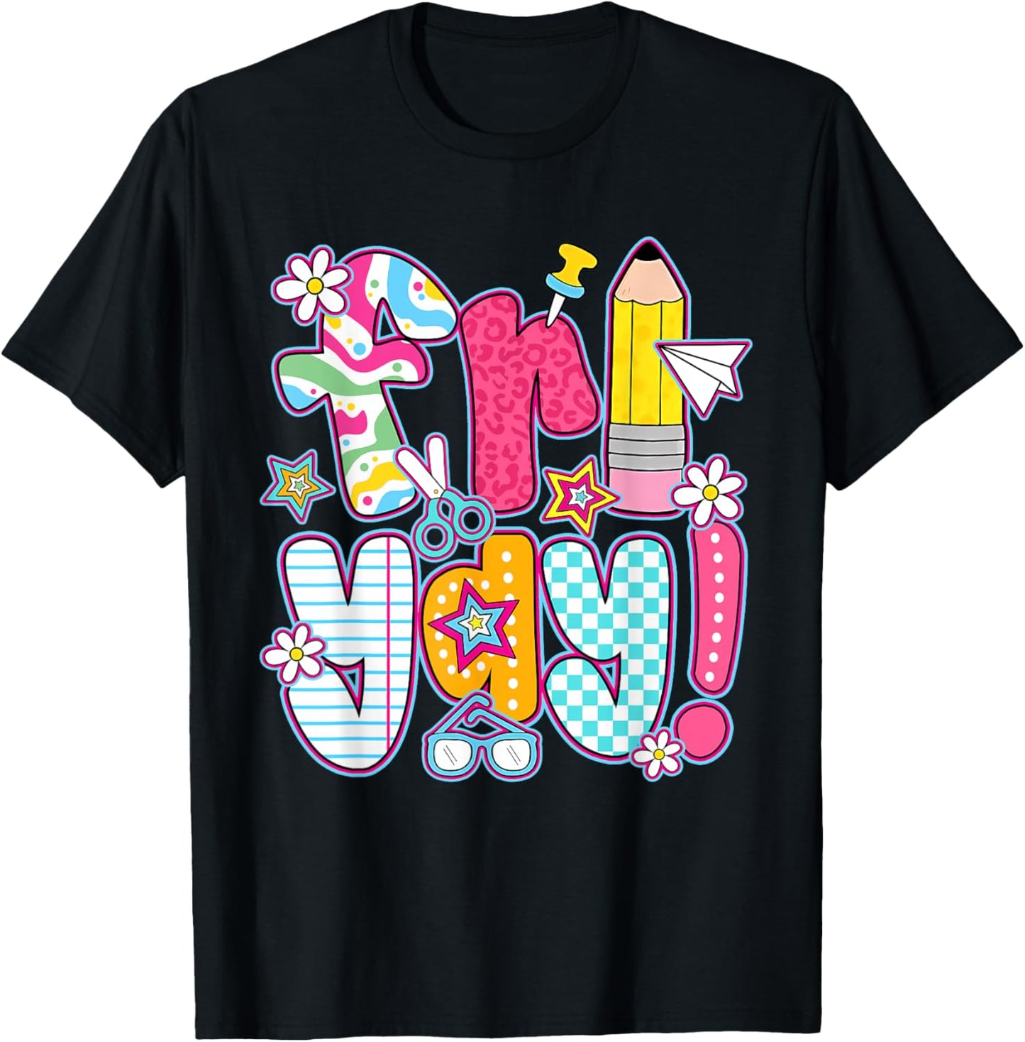 Fri-yay Happy Friday Weekend Teacher Student Back To School T-shirt by TeeBrew