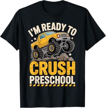 Ready To Crush Preschool First Day Of Preschool For Boy Kids T-Shirt