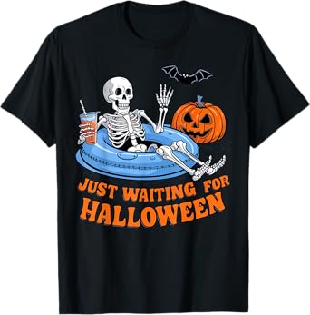 Halloween Skeleton Spooky Summer Gifts For Men Women Kids T-Shirt
