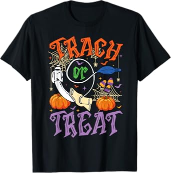 Respiratory Therapist Trach or Treat ICU RN Halloween Nurse T-Shirt