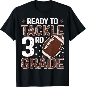 Ready To Tackle Third Grade First Day Of 3rd Grade Boys T-Shirt