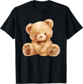 Teddy Boho Teddy Bear Cute Bear Kids Toddler Baby T-Shirt