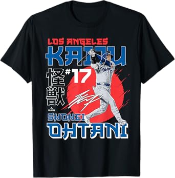 Los Angeles Kaiju Shohei Ohtani Baseball MLBPA T-Shirt