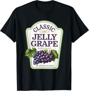 Jelly Grape Halloween Costume Couples Condiments T-Shirt