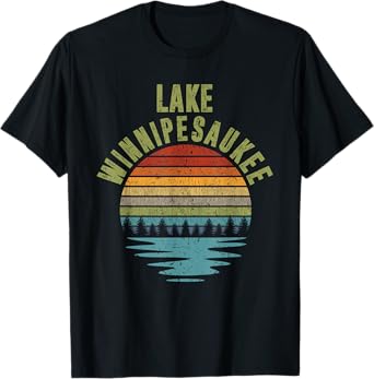 Lake Winnipesaukee Camping Wilderness - Nature Lakes T-Shirt
