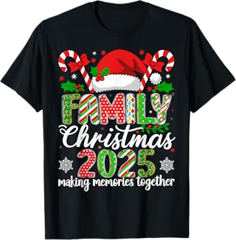 HUGvyn Christmas: Family Christmas 2025 Matching Outfit Xmas T-Shirt