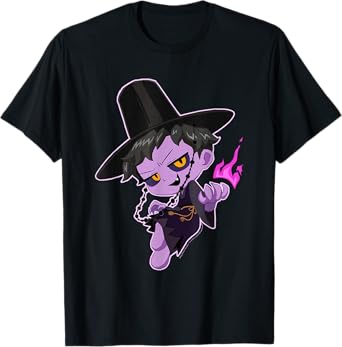 Kpop Demon Hunters Chibi Demon Jinu Mischievous Shot T-Shirt