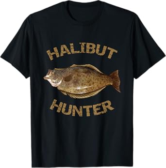 Halibut Hunter | Halibut Shirt for Halibut Fishing T-Shirt