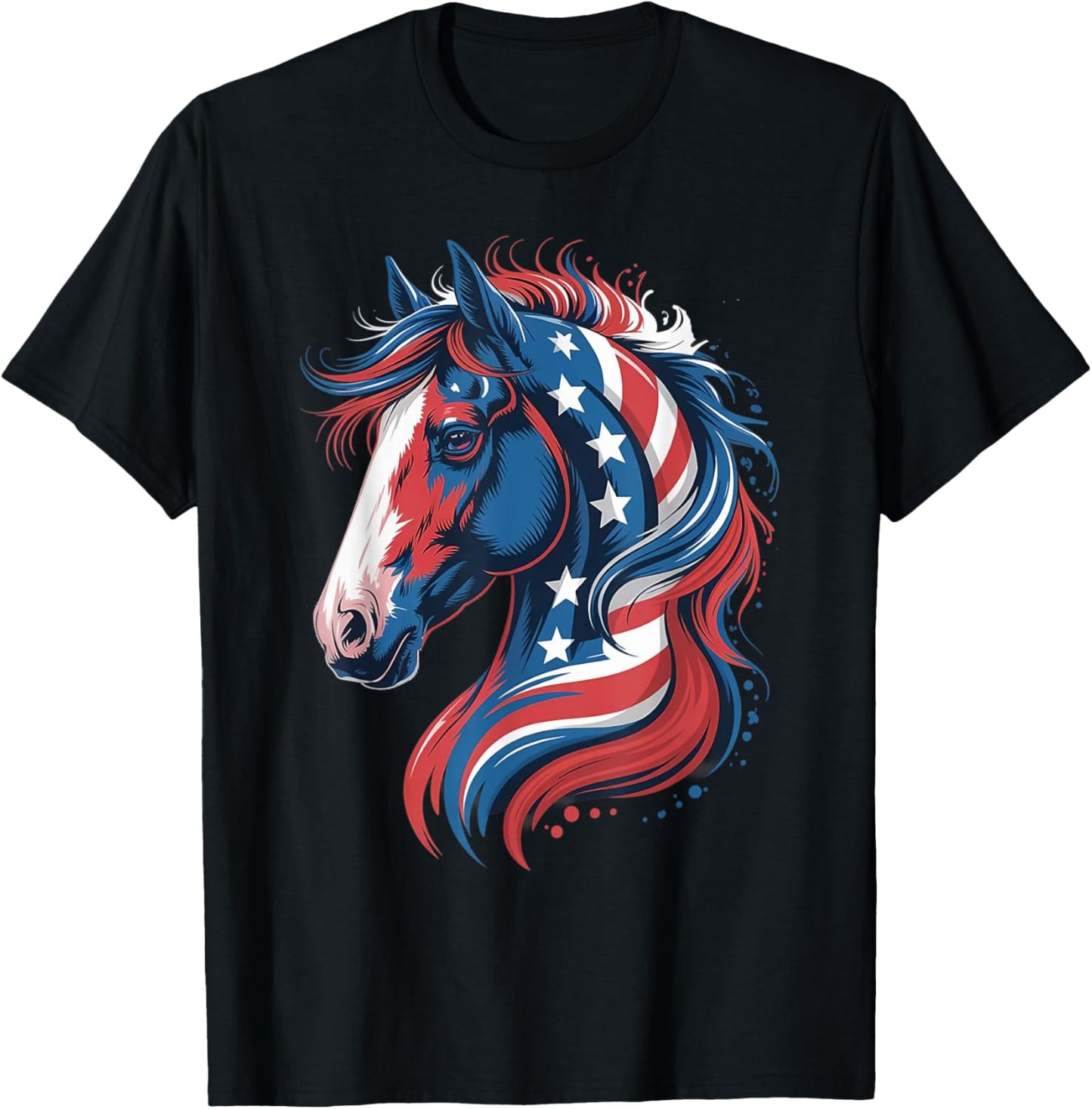 Horse 4th Of July T-shirt
